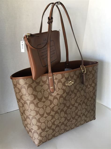 bolsa tote coach reversible